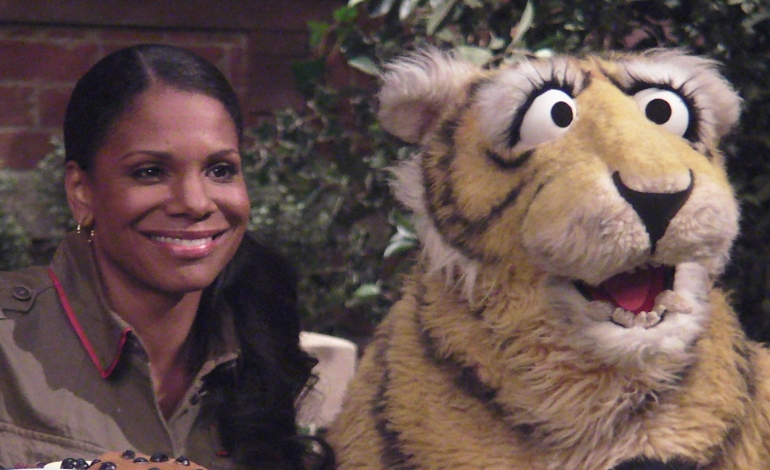 A is For Audra and Abby: Interview with Audra McDonald and Abby Cadabby at Sesame Street.