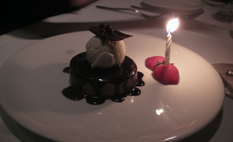 The Leopard at des Artistes. ( Chocolate Nutella Mousse)