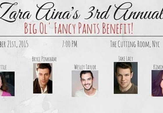 Bryce Pinkham & Lucas Caleb Rooney Host Zara Aina Benefit at The Cutting Room 12/21.