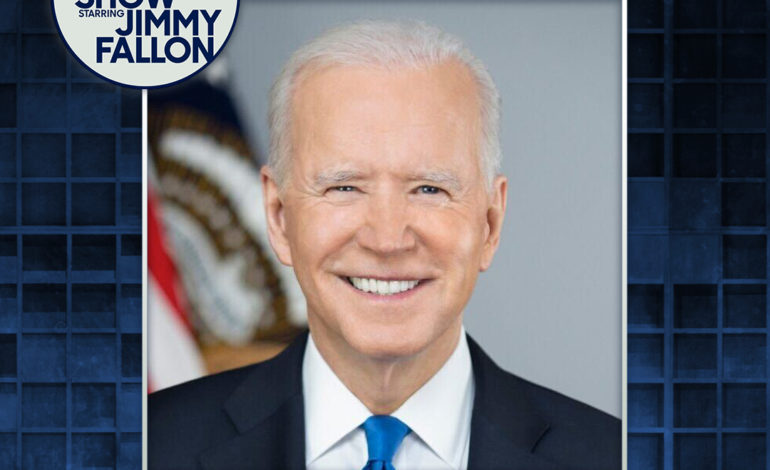 President Biden On Fallon Tomorrow Night.