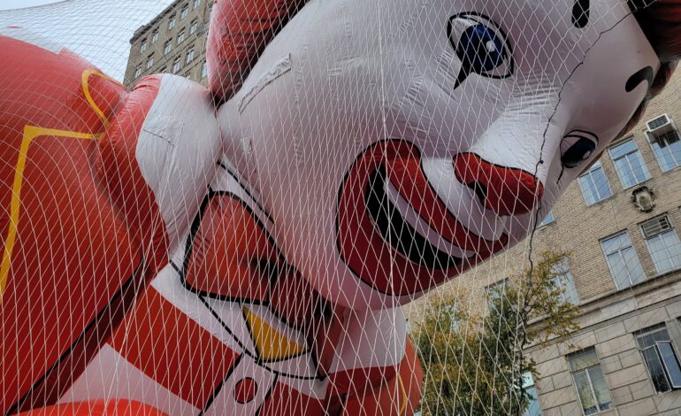 Macy's Balloon Blowup.