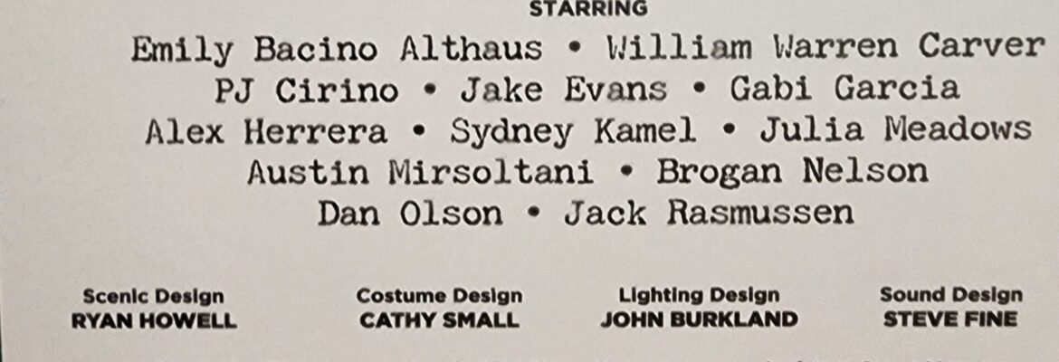 Paparazzi at AMT Theater.